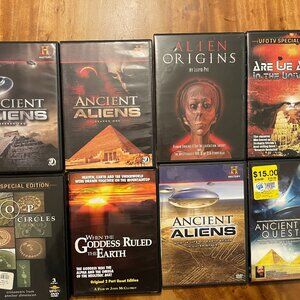 Ancient Aliens UFO Conspiracy Theory DVD Lot 8 Crop Circles History Channel